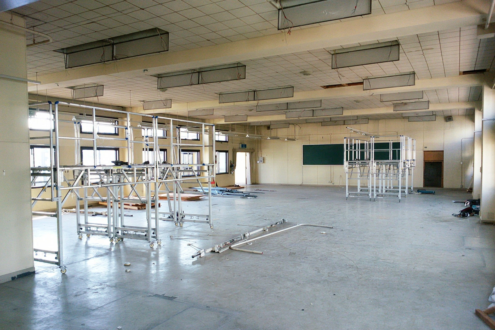 ReReC「松栄堂薫習館改修プロジェクト」レセプション会場（施工前）