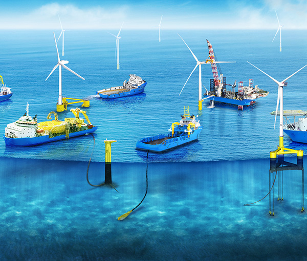 Career recruitment information for offshore wind section.